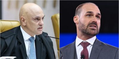 Moraes determina emissão de mandado de prisão contra Eduardo Bolsonaro