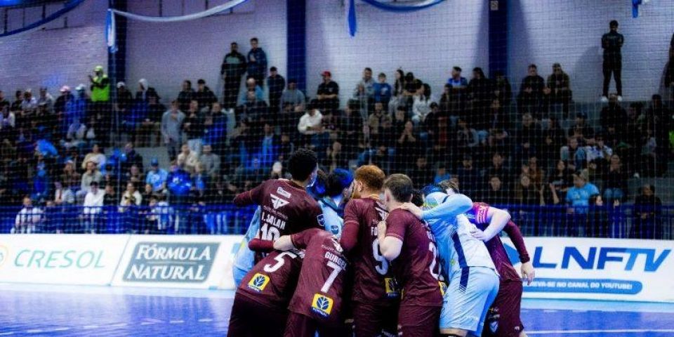 Com vantagem, Camaquã Futsal visita a AMF de Marau por vaga nas quartas de final do Gauchão 2026