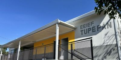 Governo do RS entrega novo prédio para a escola indígena Tupe Pan em Porto Alegre