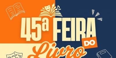 45ª Feira do Livro de Camaquã acontece de 4 a 7 de novembro na Praça Zeca Netto