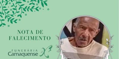 OBITUÁRIO: Nota de Falecimento de Pedro Jorge Gomes, de 84 anos