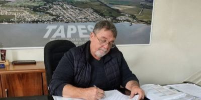 Prefeito de Tapes suspende diárias de secretários e cargos em comissão até o final de 2026
