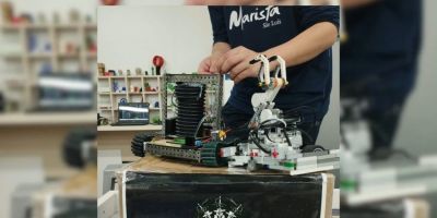 Colégio Marista São Luís representa Santa Cruz do Sul no Festival Marista de Robótica de Belo Horizonte