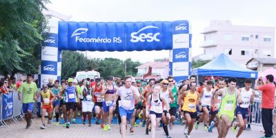 Mais de 700 atletas participam do Circuito Sesc de Corridas em Camaquã neste domingo