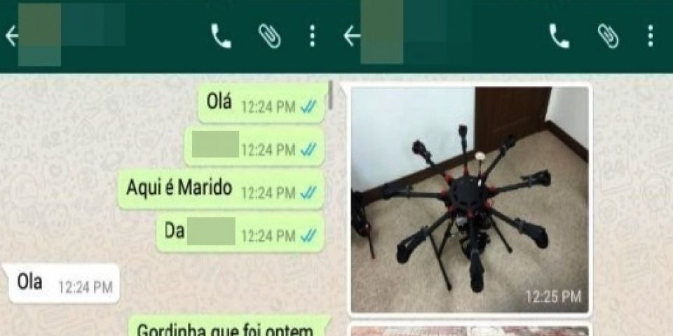 Agentes da Pasc interceptam diálogo sobre compra de drone