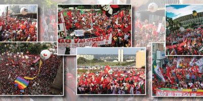 Manifestações pró-Dilma podem parar o País nesta sexta