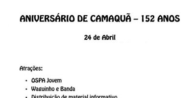 shows alusivos ao aniversário de Camaquã serão na Acic devido à previsão de chuva