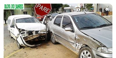 Registrado mais um acidente no cruzamento da Presidente com Walter Kess em Camaquã 