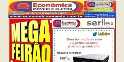 Mega promoção Econômica Móveis e Eletro - colchões Serflex 