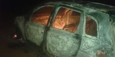 Veículo da Saúde de Sentinela incendeia durante deslocamento com pacientes