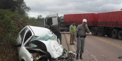 Acidente na RST-471 provoca morte de empresário próximo à entrada de Amaral Ferrador 