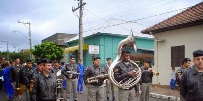 Ocorre hoje em Arambaré a apresentação da Banda da BM de Pelotas