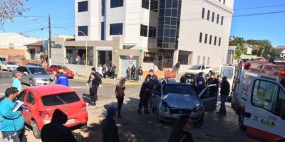 Mais um acidente é registrado no cruzamento da Presidente com Walter Kess em Camaquã