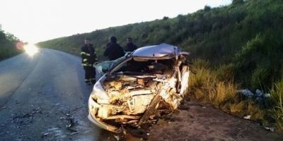 Idoso morre em acidente de trânsito na RSC-471 em Pantano Grande
