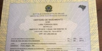 Receita passa a emitir CPF na certidão de nascimento no RS