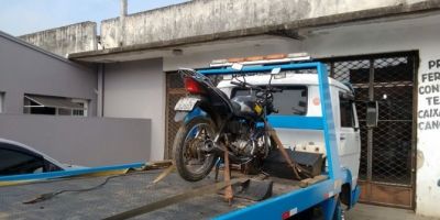 Moto furtada na noite de quarta-feira é recuperada em Camaquã