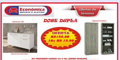 Oferta da semana da Econômica Móveis e Eletro - Camaquã-RS