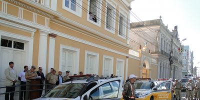 Entrega de viaturas à Brigada Militar em Rio Grande