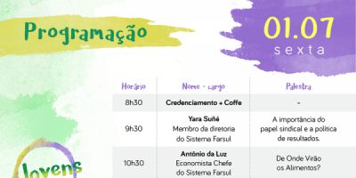 Ciclo de palestras gratuito debate empreendedorismo e   gestão de jovens no meio rural