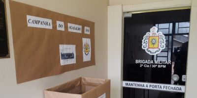 Brigada Militar de São Lourenço do Sul participa da Campanha do Agasalho 2016
