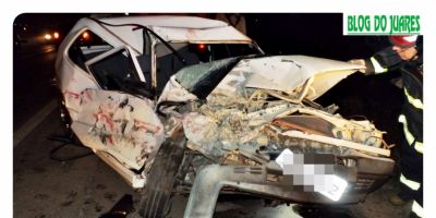 Motorista de Uno morre em acidente na BR-116, próximo à Santa Lúcia, em Camaquã
