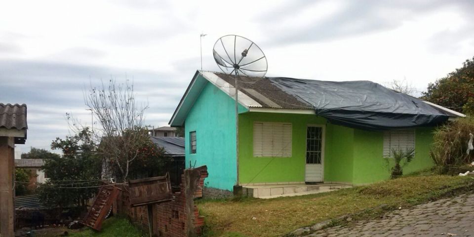 Temporais atingem pontos isolados no Rio Grande do Sul