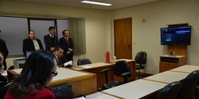 MP participa do lançamento do projeto-piloto de videoconferência com réus presos