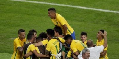 Brasil vence Alemanha e conquista primeiro ouro olímpico do futebol