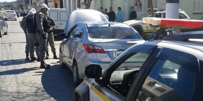 Brigada Militar apreende carro clonado em Camaquã nesta segunda