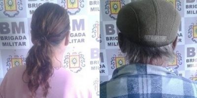 Brigada Militar prende duas pessoas procuradas pela Justiça em São Lourenço do Sul