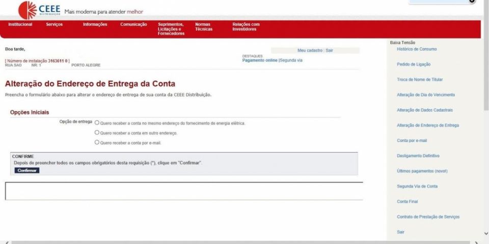CEEE Distribuição reforça orientação para que os clientes solicitem a conta de energia por e-mail