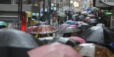 RS terá chuva e passagem de frente fria nesta terça-feira