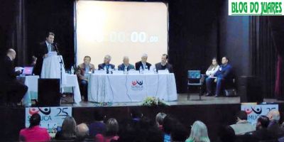 Candidatos à Prefeitura de Camaquã participam de debate promovido pelo Sindicato dos Municipários