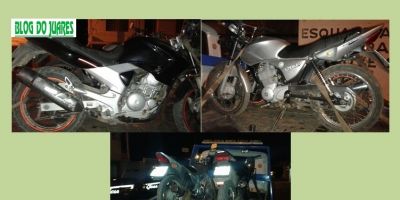 BM recupera duas motos furtadas e prende duas pessoas na noite desta sexta em Camaquã 