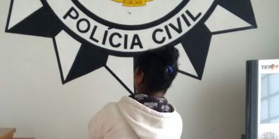 Polícia Civil prende mulher na manhã desta quarta pela prática de roubos em Camaquã