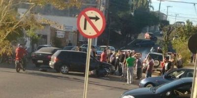 Registrado mais um acidente de trânsito no centro de Camaquã