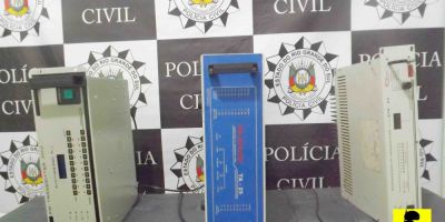 São Lourenço do Sul - quatro rádios piratas são tiradas do ar pela Anatel e Polícia Civil