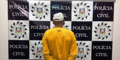 Encruzilhada do Sul - Polícia Civil prende homem acusado por estupro de uma criança e um adolescente