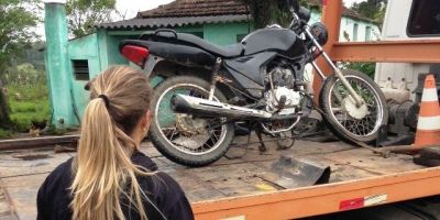 Polícia recupera motocicleta furtada em Canguçu