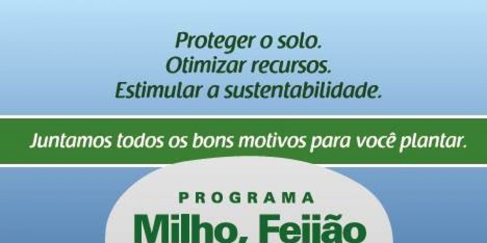 Programa Milho, Feijão e Pastagens será renovado nos três Estados do Sul