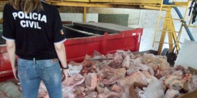 Operação Consumo Seguro apreende 800 quilos de carne imprópria em Pelotas