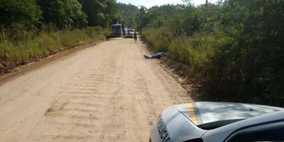 Homem é morto a tiros na manhã desta sexta no interior de Cerro Grande do Sul