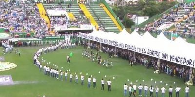 Cerimônia na Arena Condá termina com muita emoção e participação popular