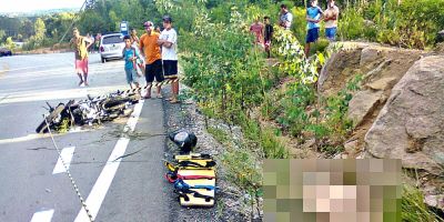 Jovem de apenas 17 anos morre em acidente de moto na ERS-350, entre Chuvisca e Dom Feliciano