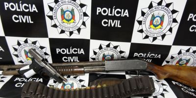 Camaquã - Polícia Civil apreende armas de fogo utilizadas no homicídio do loteamento das Flores