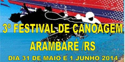 3º Festival de Canoagem em Arambaré acontece nos dias 31 de maio e 1º de junho