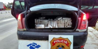 Receita Federal e Polícia Federal apreendem mais de 100 Kg de maconha no Chuí 