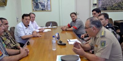 Prefeito de Camaquã tem reunião com o Comando Ambiental da Brigada Militar