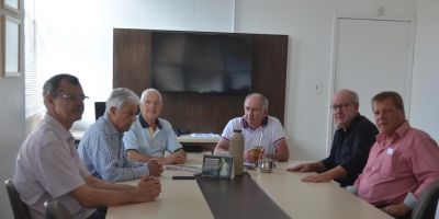 Representantes da FIERGS e ACI reuniram-se com o prefeito em São Lourenço do Sul