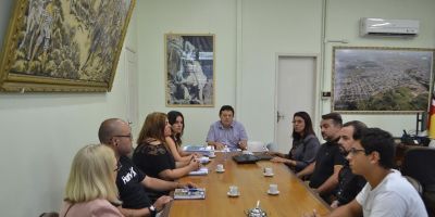 Prefeito de Camaquãl recebe a equipe do Sebrae Regional Sul, de Pelotas
